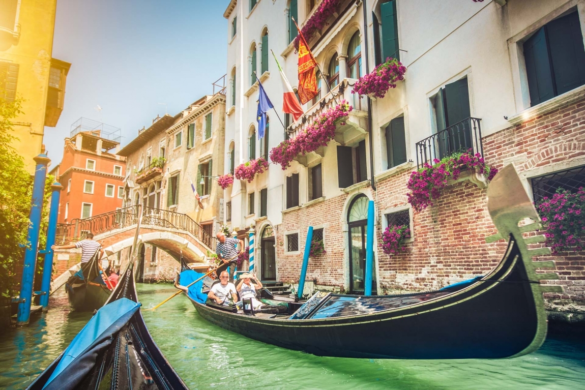 venice gondola and flowers croatia holidays