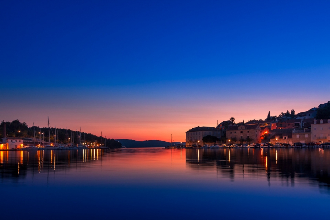 milna brac sun set croatia holidays